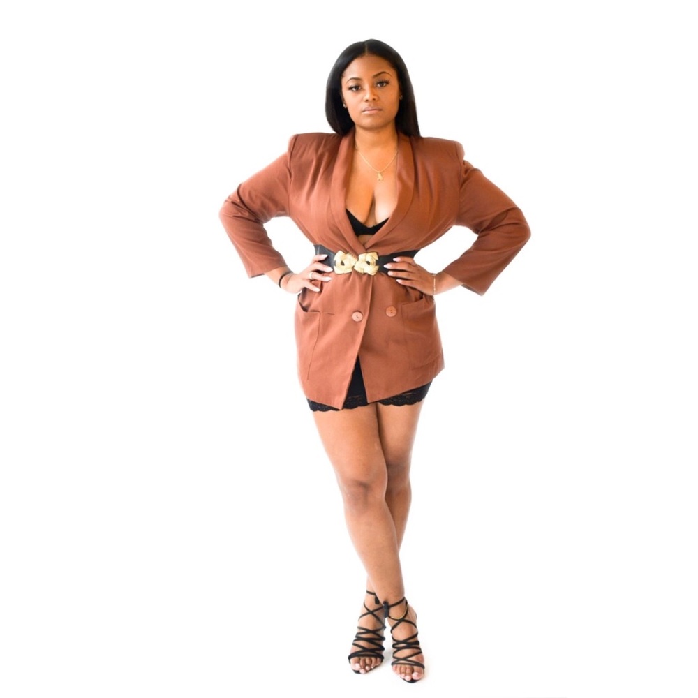Terra Cotta Oversized Blazer